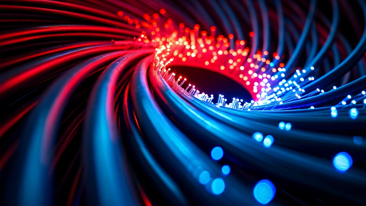 Fiber optic vortex